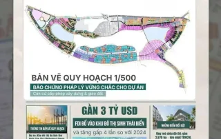 Bản vẽ quy hoạch chi tiết 1/500 Vinhomes Green Paradise Cần Giờ, nền tảng phát triển đô thị biển quốc tế.