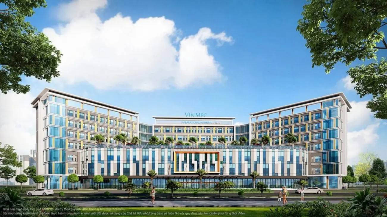 Bệnh viện Quốc tế Vinmec 5 sao tại The Green Bay – Vinhomes Green Paradise, Cần Giờ.