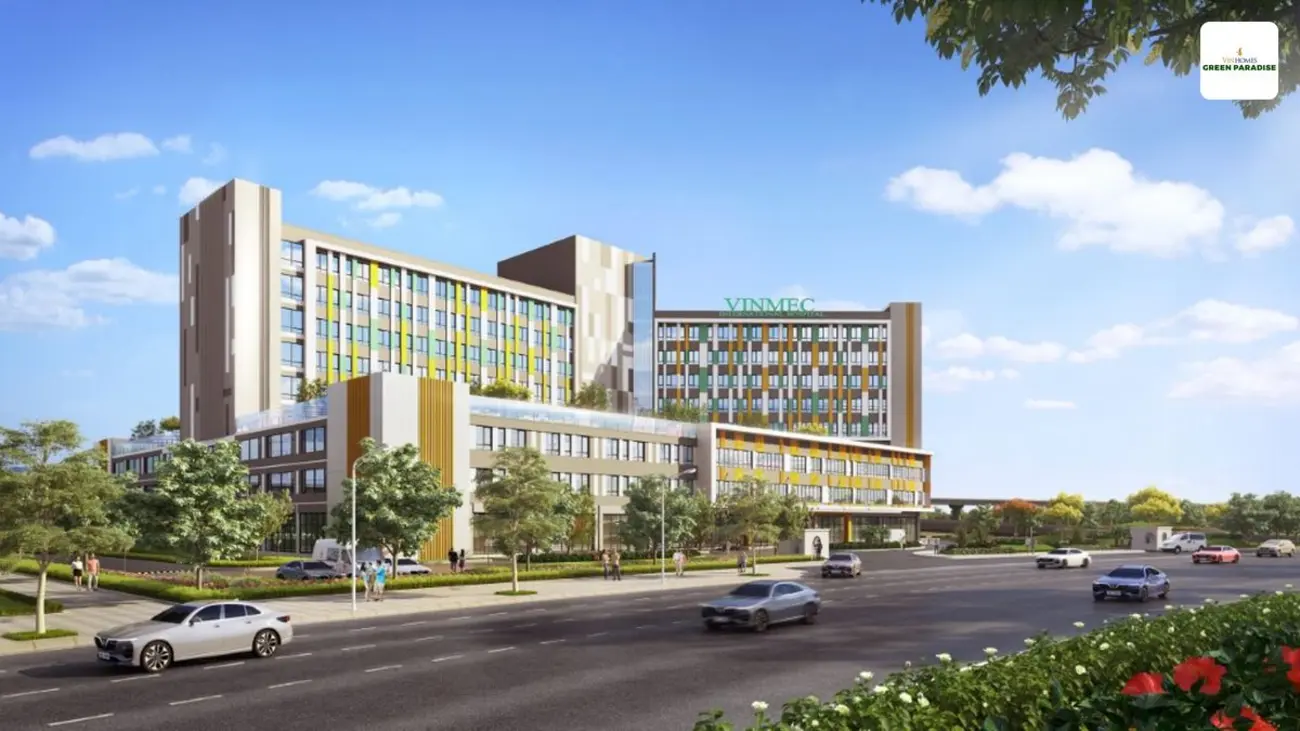 Bệnh viện Vinmec hiện đại tại Vinhomes Cần Giờ, minh chứng cho cam kết xã hội trong mô hình đô thị ESG.