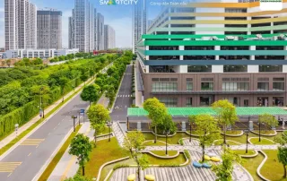 Hình ảnh thực tế Vinhomes Smart City tại Nam Từ Liêm, Hà Nội – đô thị xanh và thông minh.