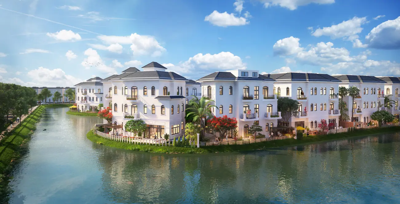Không gian xanh và hệ thống năng lượng bền vững tại Vinhomes Green Paradise tạo nên cảnh quan đô thị đẳng cấp.