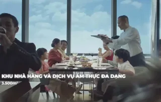 Khu nhà hàng và ẩm thực tại tòa tháp 108 tầng Vinhomes Green Paradise: Trải nghiệm đẳng cấp, đa dạng văn hóa.