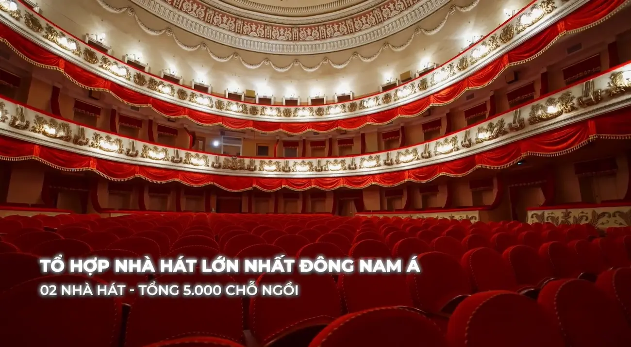Nhà hát Sóng Xanh: Biểu tượng kiến trúc Cần Giờ, sức chứa 5.000 chỗ ngồi, thiết kế bởi Gensler.