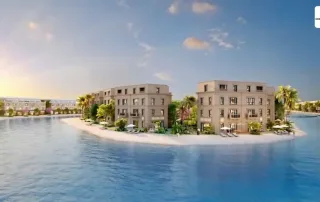 Phối cảnh biệt thự tại Vinhomes Cần Giờ, một phần của siêu đô thị biển quy mô 2.870 ha.