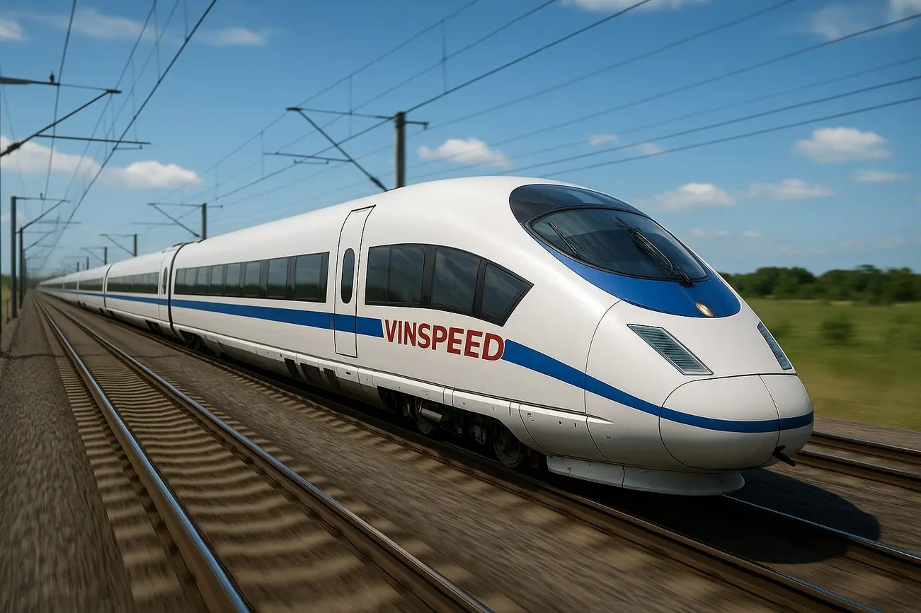 Tàu cao tốc VinSpeed – Giúp kết nối Vinhomes Green Paradise với TP.HCM và các tỉnh Nam Bộ, tối ưu hóa tiện ích di chuyển.