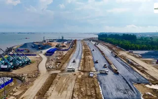 Tiến độ thi công Vinhomes Cần Giờ tháng 9/2025 với hạ tầng đang dần hoàn thiện và sẵn sàng cho giai đoạn mới.