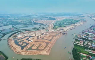 Toàn cảnh Vinhomes Green Paradise tại Cần Giờ, biểu tượng của không gian sống hiện đại và đẳng cấp quốc tế.