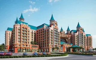 Khách sạn nghỉ dưỡng cao cấp thuộc Vinhomes Green Paradise Cần Giờ – biểu tượng đô thị ESG++ toàn cầu.