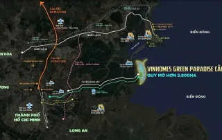Vị trí chiến lược và kết nối hạ tầng của Vinhomes Cần Giờ trong vai trò trung tâm MICE phía Nam.