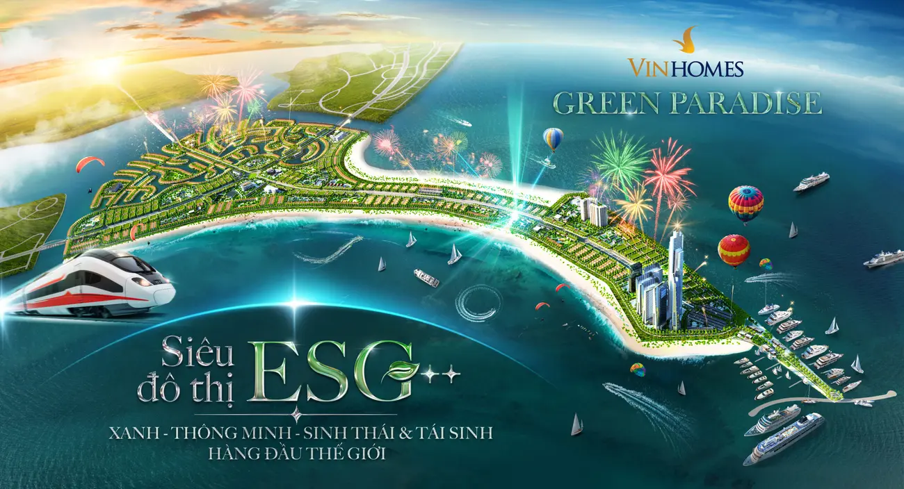 Vinhomes Green Paradise Cần Giờ – Đô thị biển hiện đại, thúc đẩy giao thông, du lịch và phát triển kinh tế.