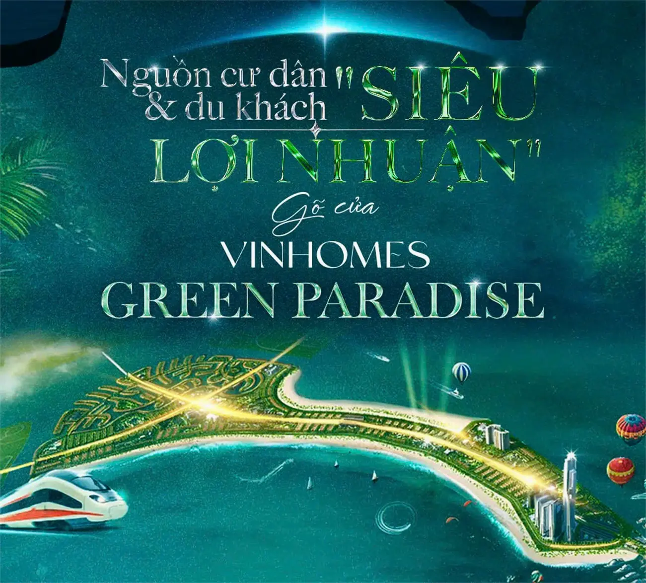 Vinhomes Green Paradise Cần Giờ: Tâm điểm sinh lợi từ cư dân và du khách, hứa hẹn giá trị bền vững cho nhà đầu tư.